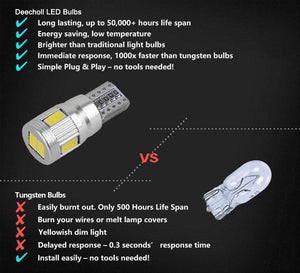 Planet Gates 6PCS Auto LED Canbus T10 6 SMD 5630 W5W 192 194 White 12V 6500K Car wedge parking dome light width lamp marker light lamp bulb