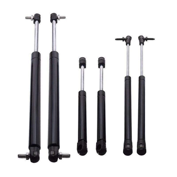 Planet Gates 6Pcs Car Front Bonnet Rear Window Tailgate Boot Modify Gas Struts  For Jeep Grand Cherokee WJ/WG 1999 2000  2001 2002 2003 2004