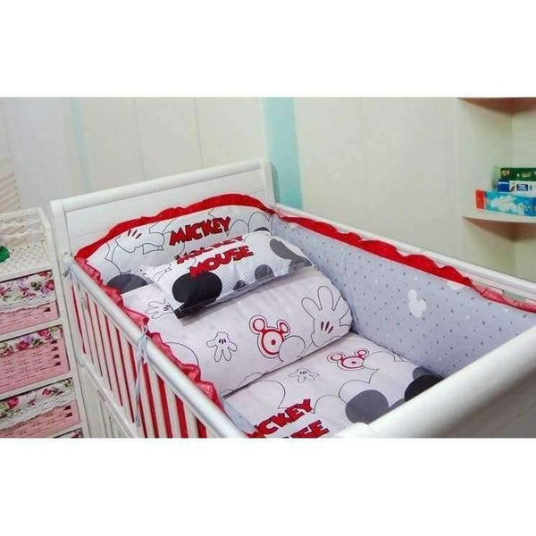 Planet Gates 6pcs Cartoon 6/7/9PCS Crib Bedding Sets,Kids Accessory Newborn Baby Bed Set,