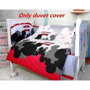 Cartoon 6/7/9Pcs Crib Bedding Sets Kids Accessory Newborn Baby Bed Set