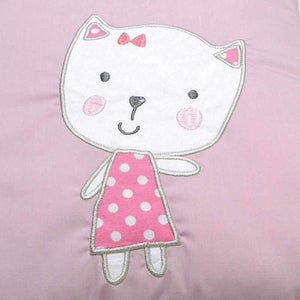 Planet Gates 6Pcs/Lot Baby Bed Bumper in the Crib Rabbit Flowers Baby Bedding Bumper Bed Breathable Crib Bumper for Baby Girls Boys