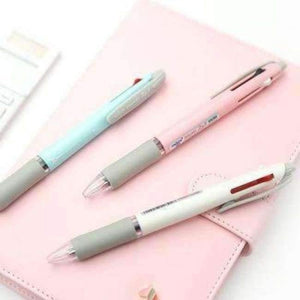 Planet Gates 6PCS/LOT Creative Multifunction Pen Black/Red Ink Ballpoint Pen 0.5m Mechanical Pencil 2 in 1 School Pens For Writing