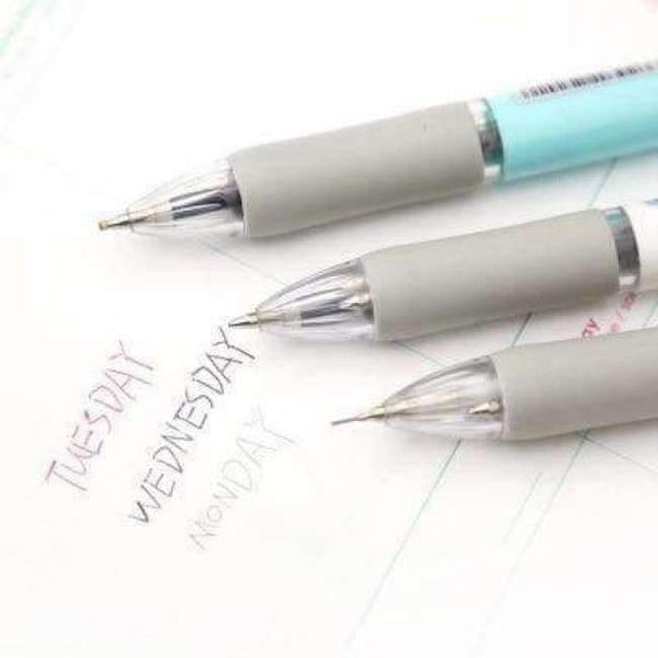 Planet Gates 6PCS/LOT Creative Multifunction Pen Black/Red Ink Ballpoint Pen 0.5m Mechanical Pencil 2 in 1 School Pens For Writing