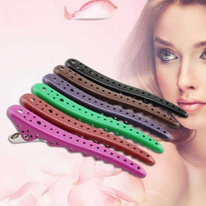 Planet Gates 6Pcs/Pack Hair Clips Mouth Professional Hairdressing Salon Hairpins Hair Coloring Accessory DIY Hair Care Styling Tools