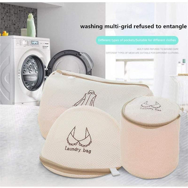6pcs/set Washing Laundry bag Clothing Care Foldable Protection Net Filter Underwear Bra Socks Underwear Washing Machine Clothes