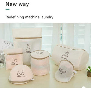 6pcs/set Washing Laundry bag Clothing Care Foldable Protection Net Filter Underwear Bra Socks Underwear Washing Machine Clothes