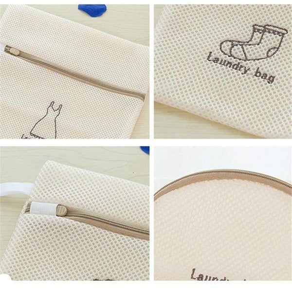 6pcs/set Washing Laundry bag Clothing Care Foldable Protection Net Filter Underwear Bra Socks Underwear Washing Machine Clothes