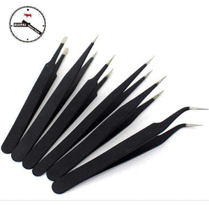 Planet Gates 6pcs/set Watch Accessories Repair tools Anti-static tweezers set for watchmakers watch repair