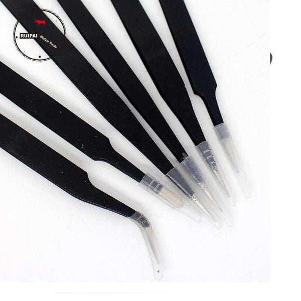 Planet Gates 6pcs/set Watch Accessories Repair tools Anti-static tweezers set for watchmakers watch repair