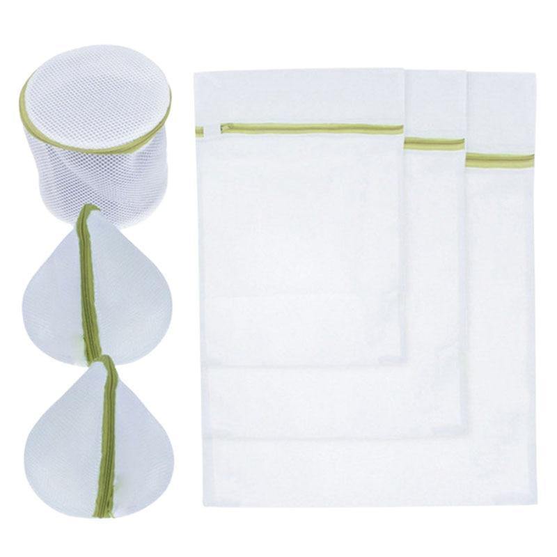 6Pcs/sets Laundry Bag Women Bra Underwear Laundry Bag Washing Net Hosiery Saver Protect Mesh Wash Bag