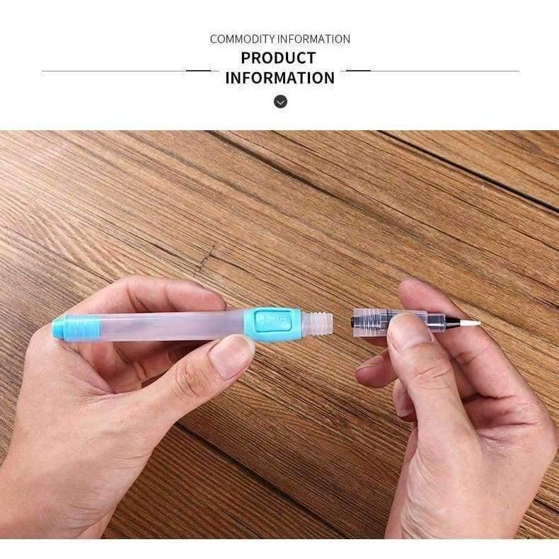 Planet Gates 6Pcs Water Brush Water Paint Brush Set Large Capacity Soft Watercolor Painting Brush Pen For Beginner Drawing Art Supplies