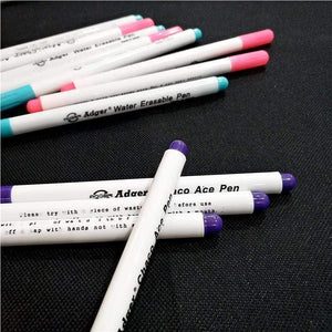 Planet Gates 6pcs Water Erasable Pens Fabric Markers Soluble Cross Stitch Pencil Patchwork Needlework for Sewing Tools Accessories Arts Craft