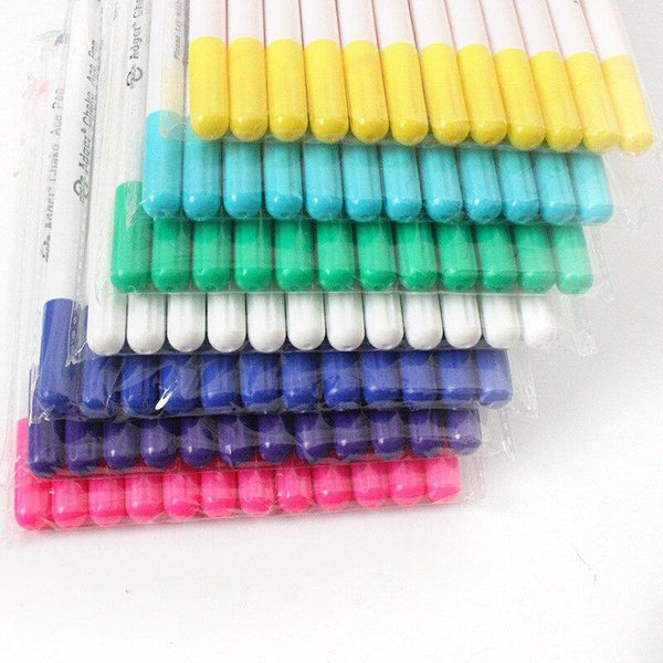 Planet Gates 6pcs Water Erasable Pens Fabric Markers Soluble Cross Stitch Pencil Patchwork Needlework for Sewing Tools Accessories Arts Craft