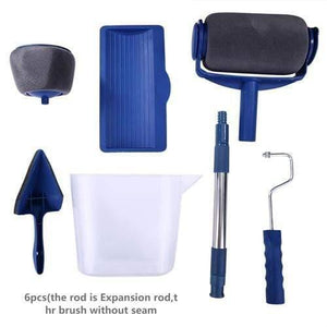 6/7pcs Seamless Paint Roller Multifunctional Paint Runner Roller Corner Brushes Set DIY Wall Painting Brushes Set