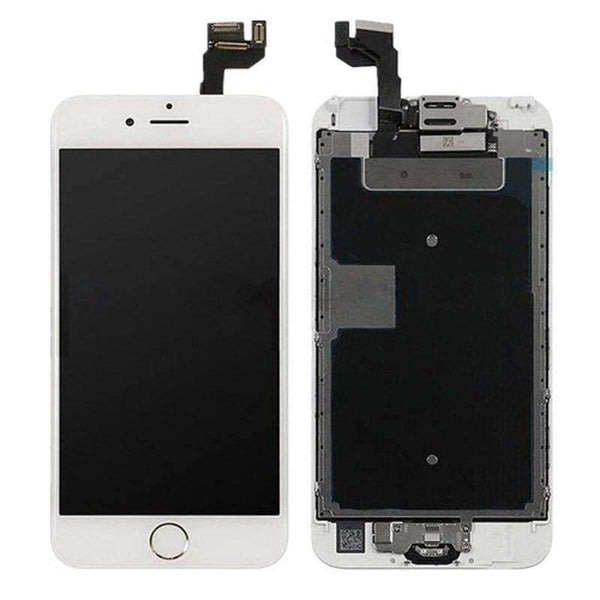 Planet Gates 6S PLUS White LCD Touch Screen Digitizer For iPhone 6 6s 6 Plus 6s Plus+Home Button+Front Camera+Ear Speaker Assembled