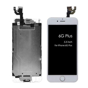 Planet Gates 6S PLUS White LCD Touch Screen Digitizer For iPhone 6 6s 6 Plus 6s Plus+Home Button+Front Camera+Ear Speaker Assembled