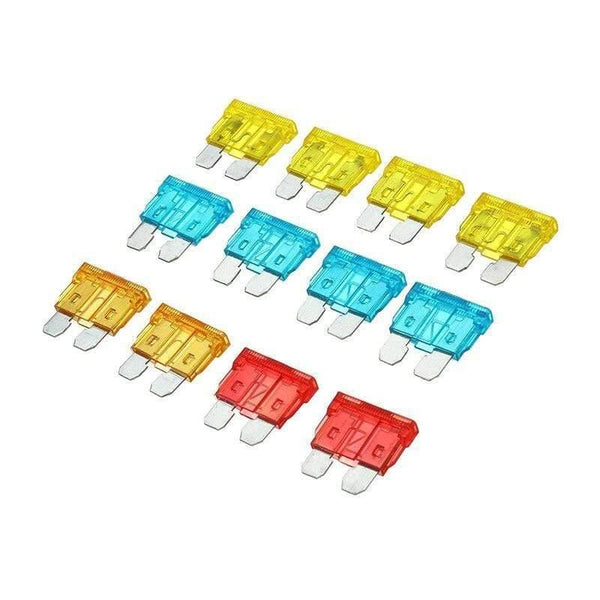 6Way 12V 24V Auto Car Power Distribution Blade Fuse Holder Box Block Panel Board Fuse box with LED indicator 1 in and 6 out