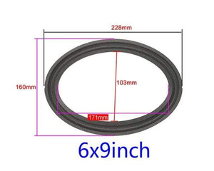 Planet Gates 6x9inch GHXAMP 2PCS Speaker Foam Repair Folding Edge Ring Subwoofer Speaker Repair Accessories DIY 5 INCH 6.5INCH 8 INCH 10 12 INCH