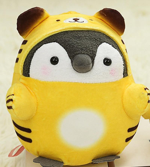 Kawaii Penguin Stuffed Plush Doll Pendant Cosplay Rabbit&Panda&Tiger Toy Baby Soft Animal Penguin Doll Kids Girl Birthday Gift