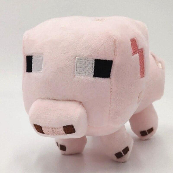 24 Styles Minecrafted Stuffed Plush Toys Doll Zombie Bat Squid Mooshroom Enderman Ocelot Pig Baby Sheep Kids Birthday Gift Toys
