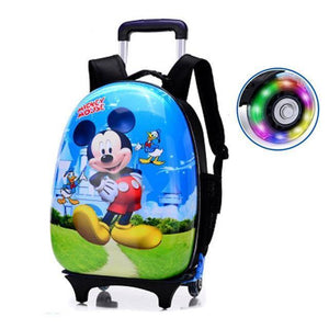 Planet Gates 7 / 16" Suitcase Children Travel Trolley Suitcase Wheeled Suitcase For Kids Rolling Luggage Suitcase Child Travel Luggage Bags Case