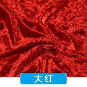 Planet Gates 7 / 50cm X 160cm Gold Velvet Diamond Luster Fabric For Dress Stretch Gentle Thin Flannel Cloth Diy Clothes Shirt Sewing Handmade Patchwork