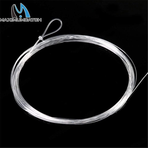Planet Gates 7.5ft-15ft 0X-7X Tapered Leader with Loop Nylon Leader Clear Fly Fishing Line