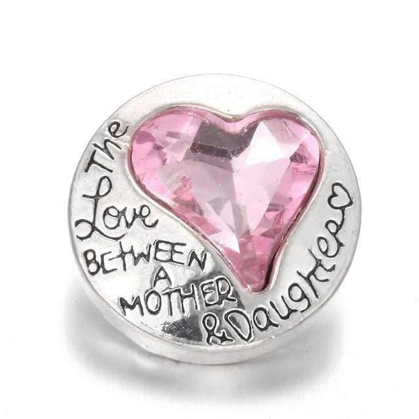 Planet Gates 7 6pcs/lot New Snaps Jewelry High Quality Love Heart  18mm Metal Snap Buttons DIY Charms Button Jewerly