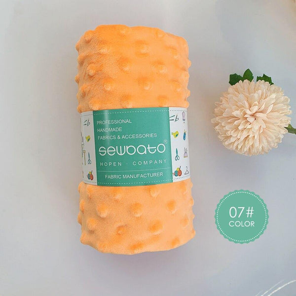 Planet Gates 7 / 70x100cm 70x100cm Minky Fabric For Sewing 30 Colors Super Soft Minky Dot Plush Fabric Eco-Friendly Polyester Handwork Fabric