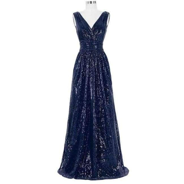 Planet Gates 7 as picture / 10 / China Kate Kasin Long Bridesmaid Dresses Red Silver Pink Black Gold Sequins Wedding Party Dresses for Bridesmaids 2018 Prom Gown Green