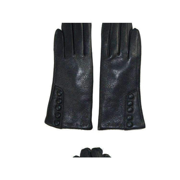 Planet Gates 7 CHINGYUN New Women Genuine Glove Soft Thicken Bow Leather Gloves Winter Autumn Ladies Fashion Brand Black Warm Leather fv02