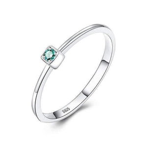 Planet Gates 7 / color 3 925 Sterling Silver Engagement Rings for Women 4mm*4mm Square Emerald Gemstone Promise Wedding Ring Anel Feminino Diamond