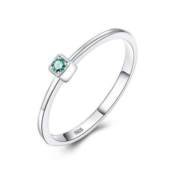 Planet Gates 7 / color 3 925 Sterling Silver Engagement Rings for Women 4mm*4mm Square Emerald Gemstone Promise Wedding Ring Anel Feminino Diamond