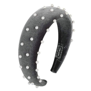 Fashion Western Style Solid Colors Thicken Padded Headband Bezel Turban Women Hairbands Girls Accessories Headwear