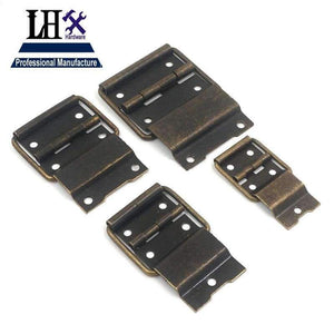 Planet Gates 7 Hole 58x48mm LHX FH-04 LHX Hardware Top Quality 10pcs Antique Zinc Alloy Wooden Gift Box Hinge Printing Packaging Jewelry Box DIY Accessories