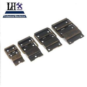 Planet Gates 7 Hole 58x48mm LHX FH-04 LHX Hardware Top Quality 10pcs Antique Zinc Alloy Wooden Gift Box Hinge Printing Packaging Jewelry Box DIY Accessories