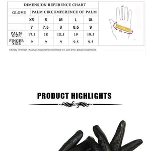 Planet Gates 7 New Women's Gloves Genuine Leather Winter Warm Fluff Woman Soft Female Rabbit Fur Lining Riveted Clasp High-quality Mittens