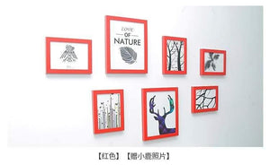 Planet Gates 7 Pcs Classic Photo Frame For Wall Hanging Picture Frame Photo 7 10 Inch Wall Art Wedding Couple Recommendation Pictures Frames