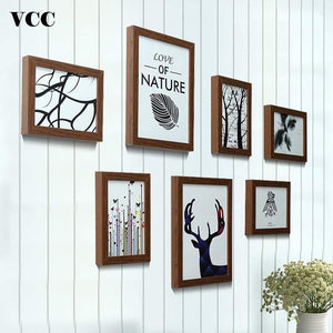 Planet Gates 7 Pcs Classic Photo Frame For Wall Hanging Picture Frame Photo 7 10 Inch Wall Art Wedding Couple Recommendation Pictures Frames