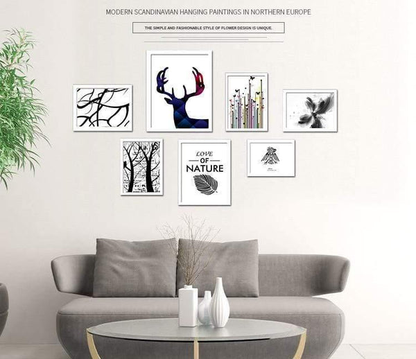 Planet Gates 7 Pcs Classic Photo Frame For Wall Hanging Picture Frame Photo 7 10 Inch Wall Art Wedding Couple Recommendation Pictures Frames