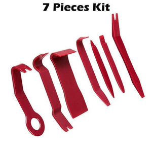 Planet Gates 7 Pcs Kt Car Repair Disassembly Tools Kit Car DVD Stereo Refit Kits Interior Plastic Trim Panel Dashboard Installation Removal Tool