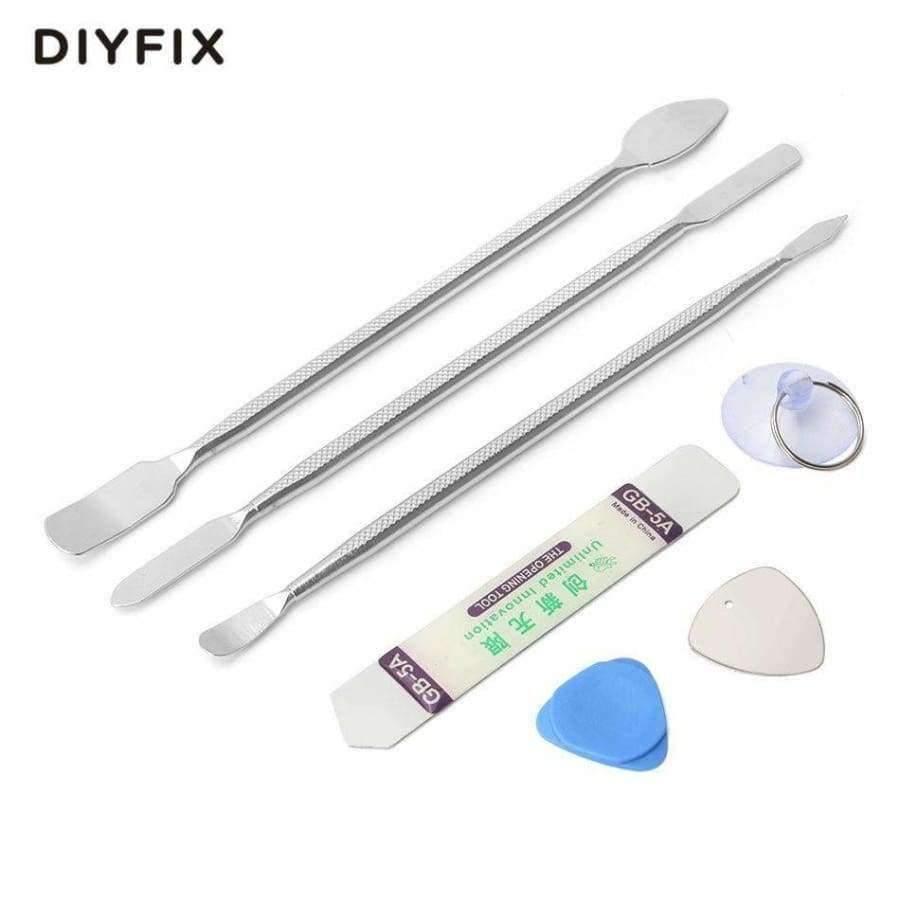 Planet Gates 7 Pcs Metal Spudger Set Mobile Phone Repair Opening Tool for iPhone iPad Laptop Tablet PC Smartphone