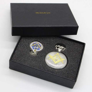 Planet Gates 7 Pocket Watch Men Quartz Fashion Necklace Pendant With Luxury Gift Box Set #120805