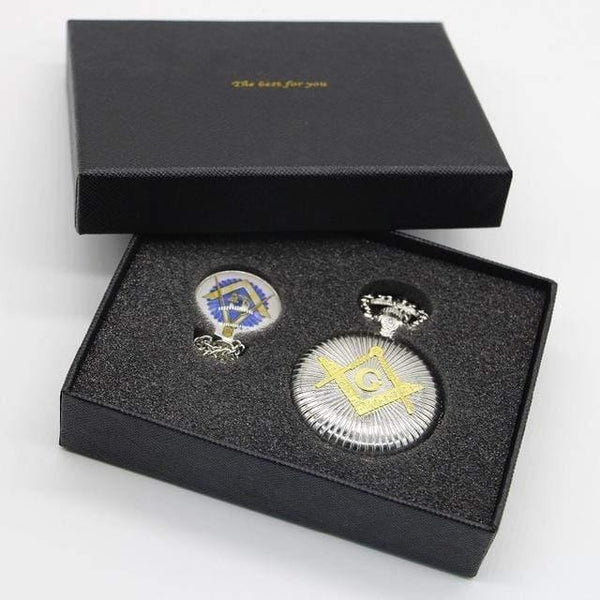 Planet Gates 7 Pocket Watch Men Quartz Fashion Necklace Pendant With Luxury Gift Box Set #120805