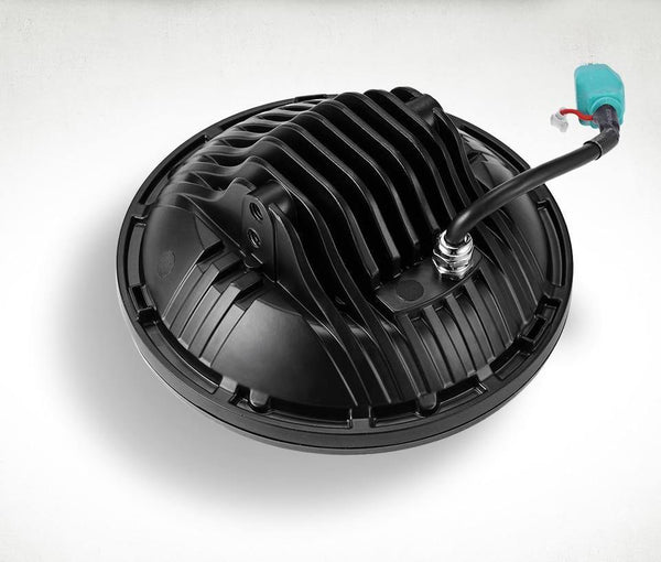 Planet Gates 7" Round LED Headlight Bulbs 75W Motorcycle Headlight Projector Daymaker Car Lights for Jeep TJ JK Harley Land Rover