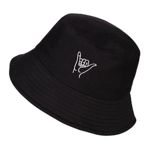 Planet Gates 7 Solid Color iron pin rings personality Bucket Hat cap for unisex women men cotton fishermen caps factory sells directly
