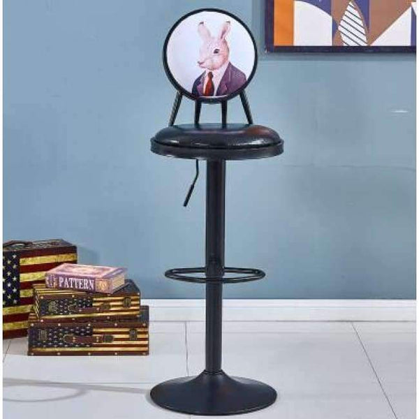 Planet Gates 7 Vintage chairs. American bar stools. Use a high - foot dining chair.