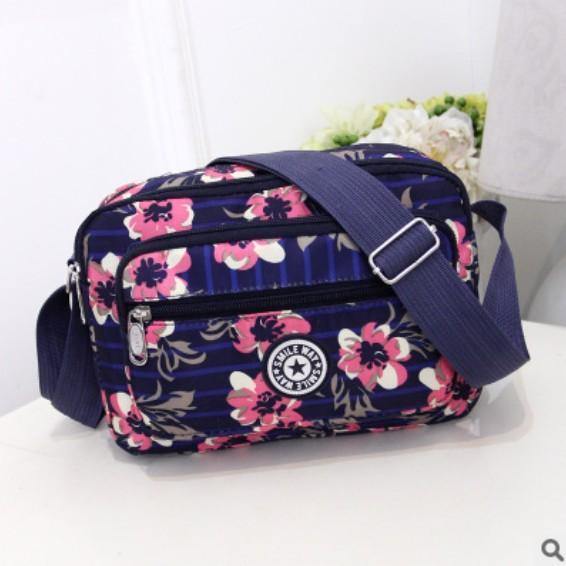 Planet Gates 7 Women Fashion Solid Color Zipper Waterproof Nylon Shoulder Bag Female Crossbody Bag Ladies Bolsa Feminina Waterproof Travel Bag