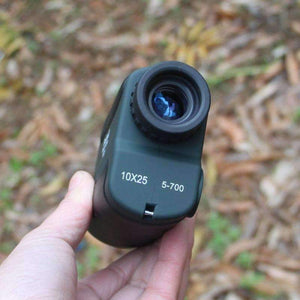 Planet Gates 700m Laser Rangefinder Scope 10X25 Optics Binoculars Hunting Golf Laser Range Finder Outdoor Distance Meter Measure Telescope