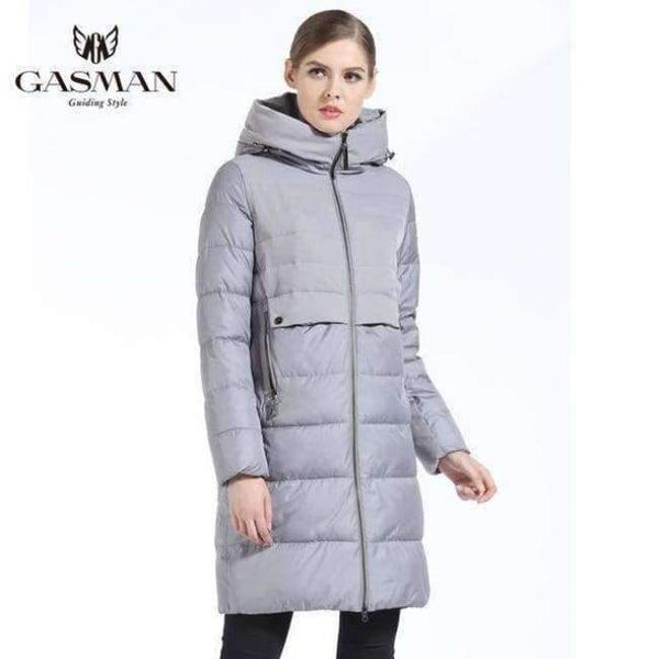 Planet Gates 703 grey / S / China Brand Women Winter Jacket And Coat Slim Long Women Thick Down Parka Hooded Women's Coat Bio Down Jacket For Women